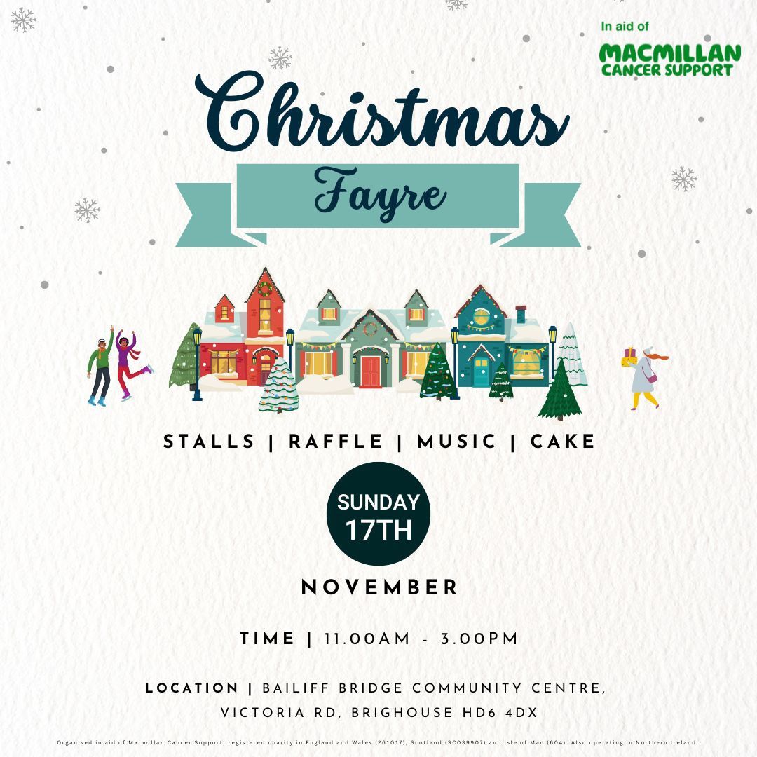 Christmas Fayre in aid of Macmillan