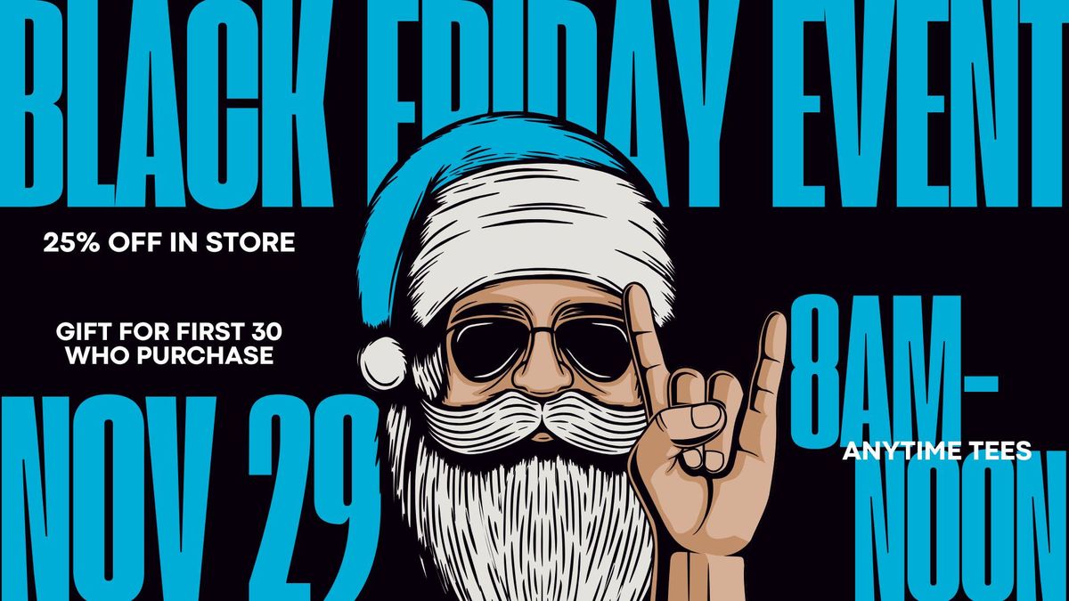 Black Friday: Tees the Season for Savings 