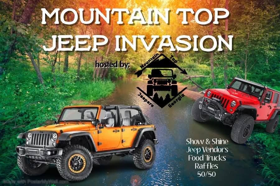 Mountain Top Jeep Invasion March 15th, 2025 and Kick Off Party at Two Tire Tavern 3\/14