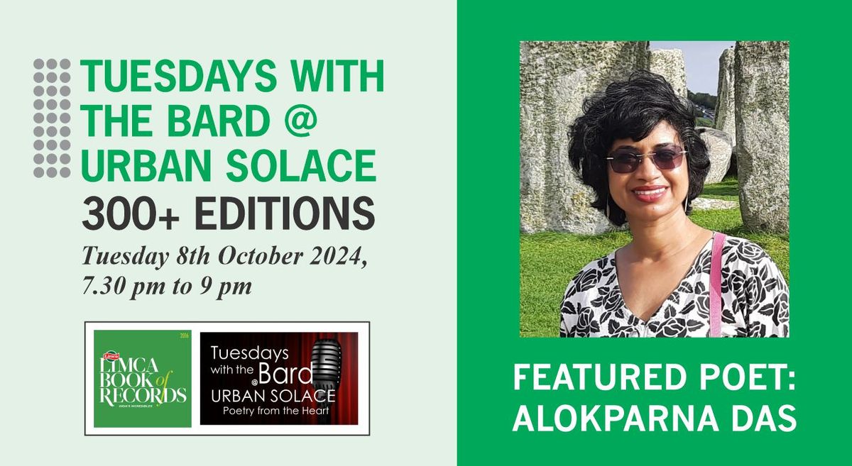 Tuesdays with the Bard @ Urban Solace features Alokparna Das