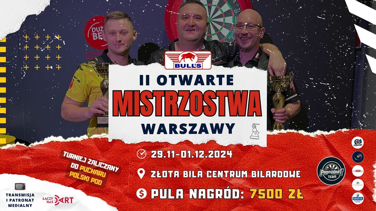 BULL'S NL II Otwarte Mistrzostwa Warszawy w steel darta