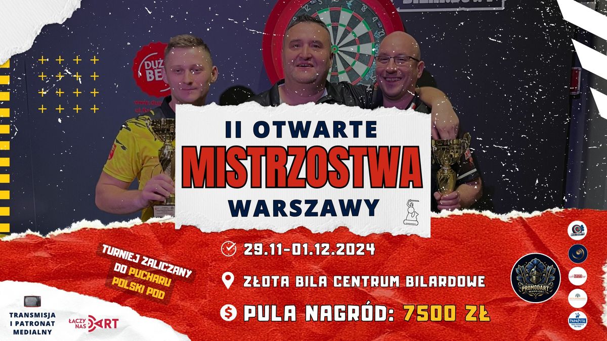 II Otwarte Mistrzostwa Warszawy w steel darta