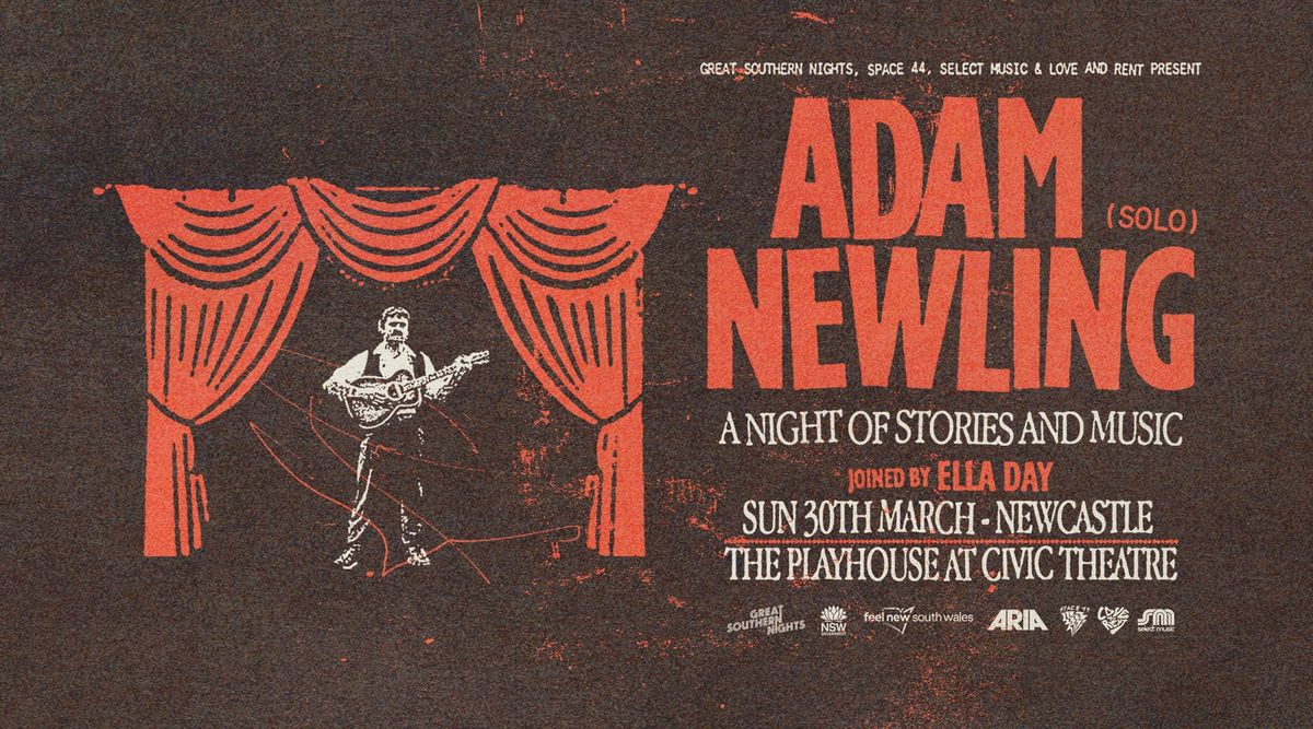 Adam Newling - A Night Of Stories and Music - Newcastle