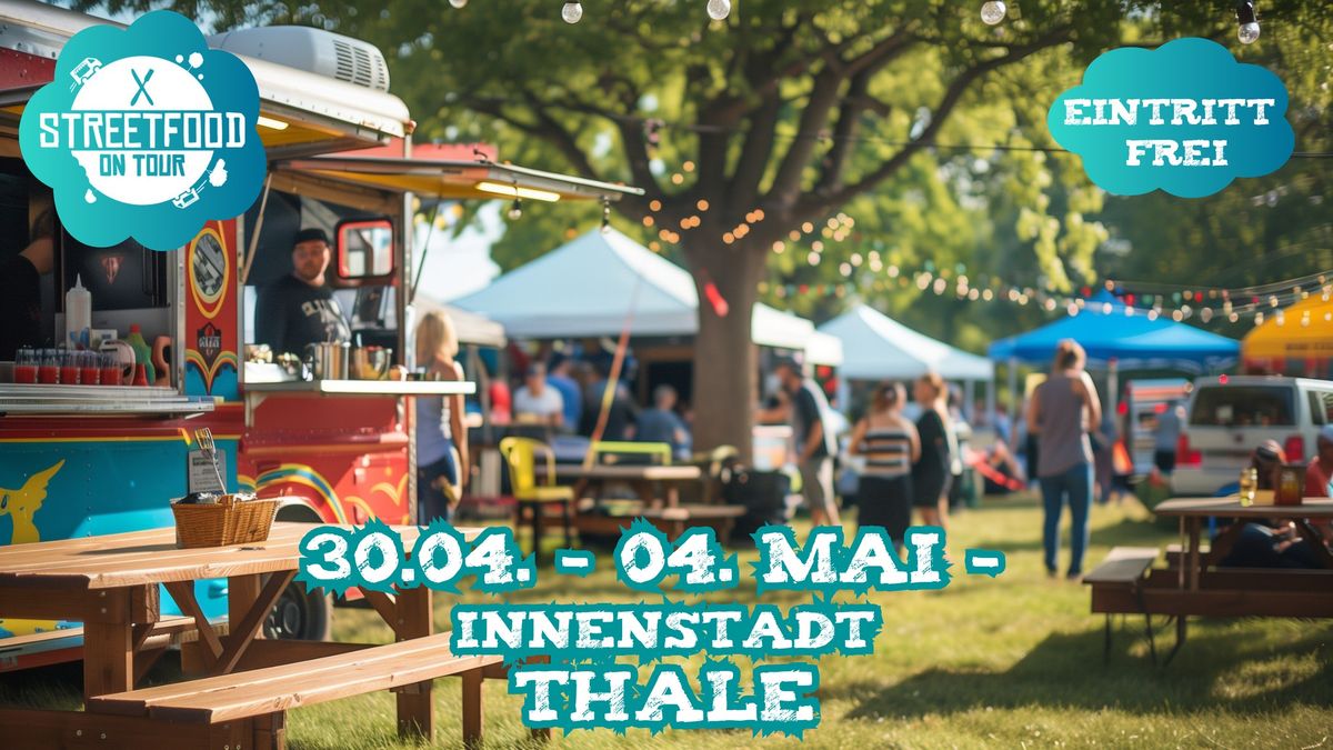 Streetfoodmeile zum Walpurgismarkt in Thale