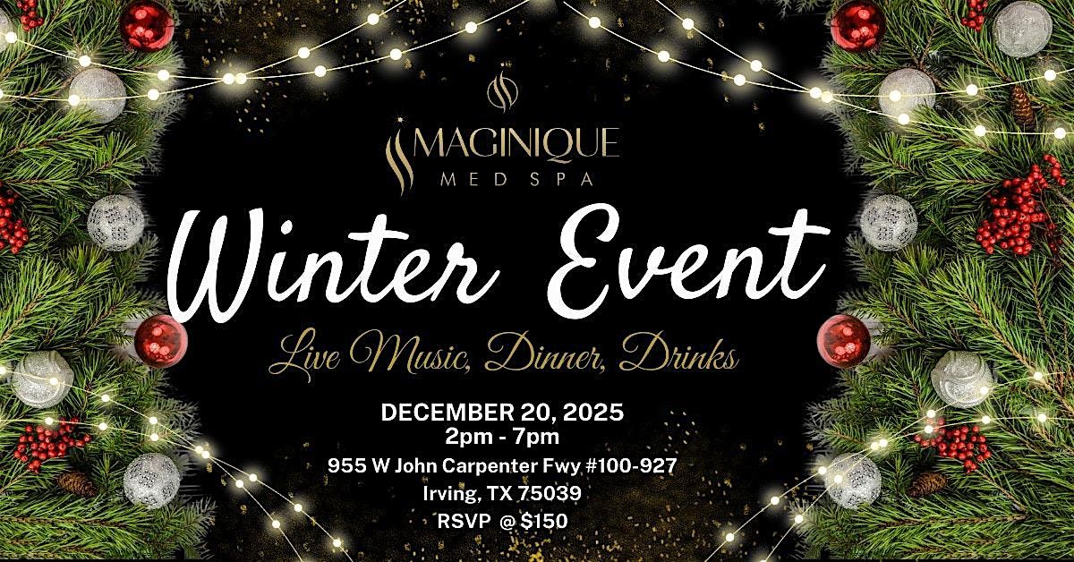 Imaginique Med Spa Winter Party - Live Percussion Performance & Spa Service