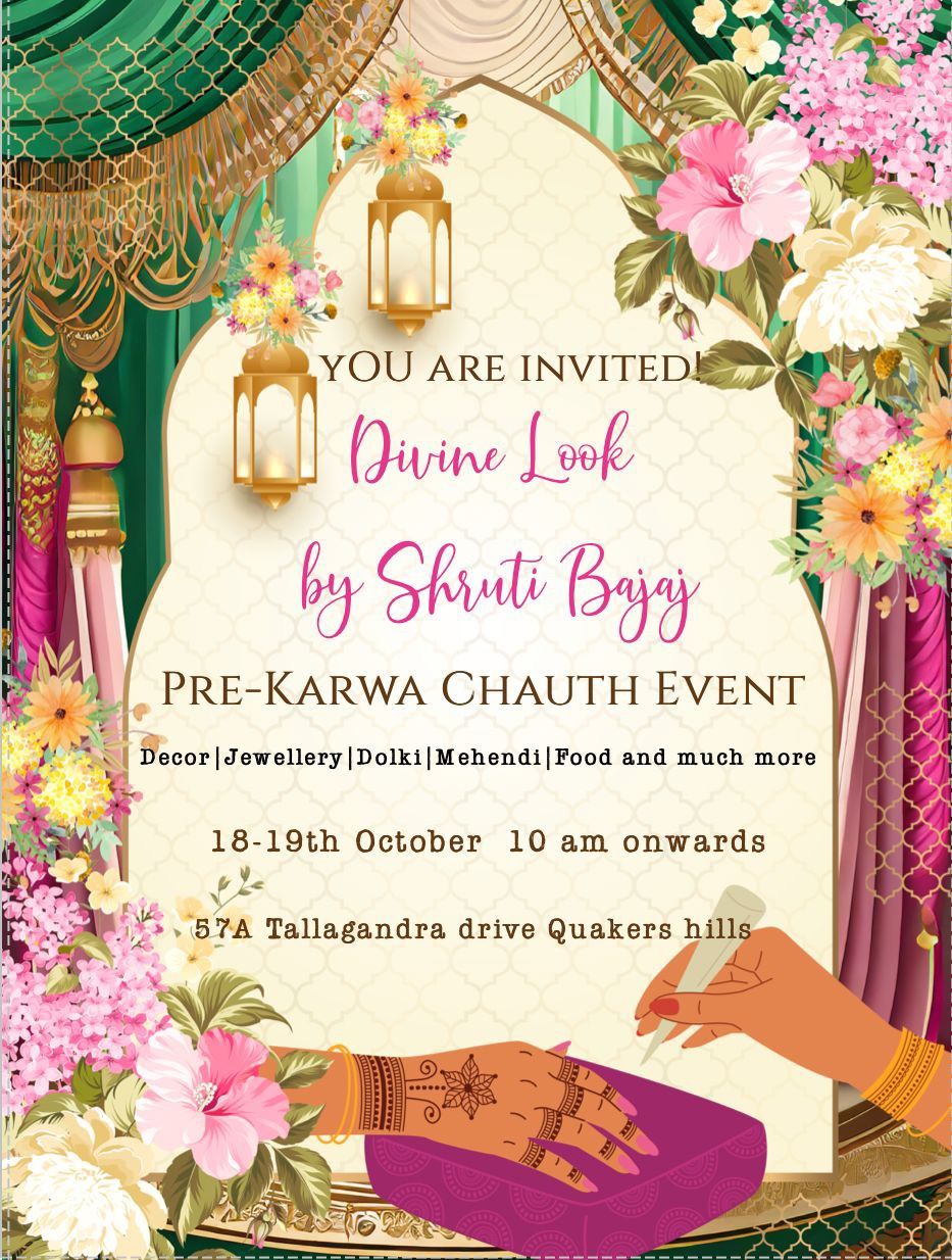 Pre-karwa Chauth at Divine Look by Shruti Bajaj 