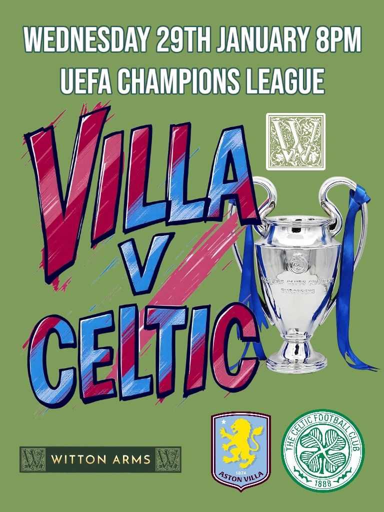 Villa v Celtic Champions League Action