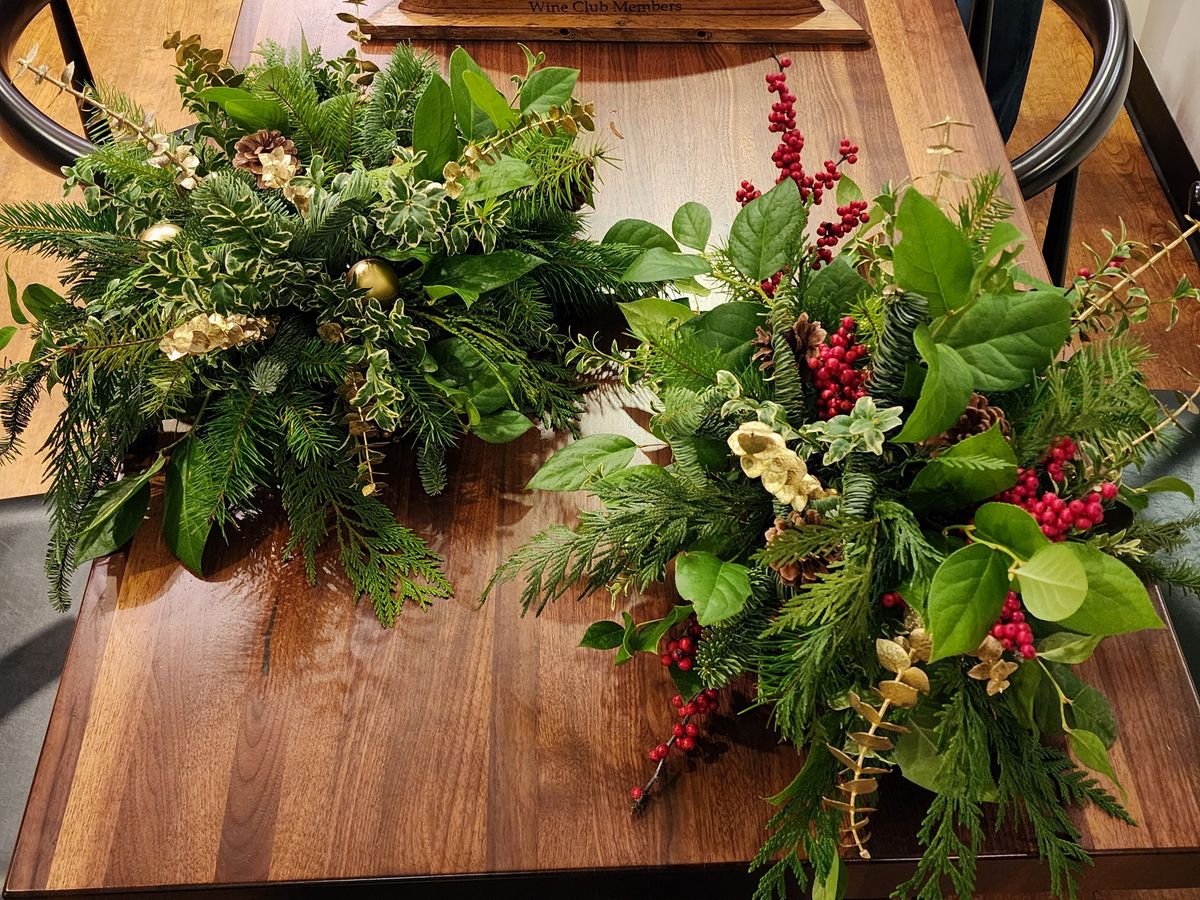 Sips and Stems - Holiday Centerpiece Design Class