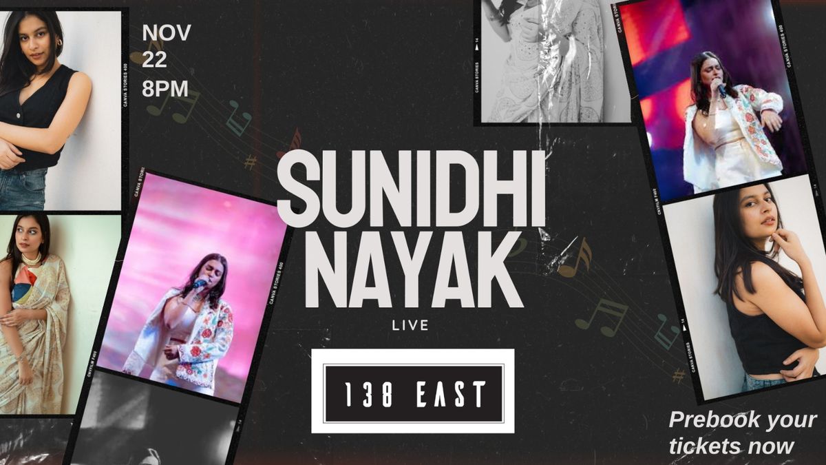 Sunidhi Nayak Live: A Night of Soulful Melodies & Fine Dining