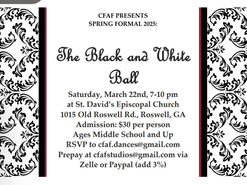 CFAF\u2019s Spring Formal: The Black and White Ball