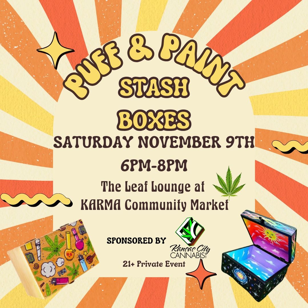 Puff & Paint Stash Boxes