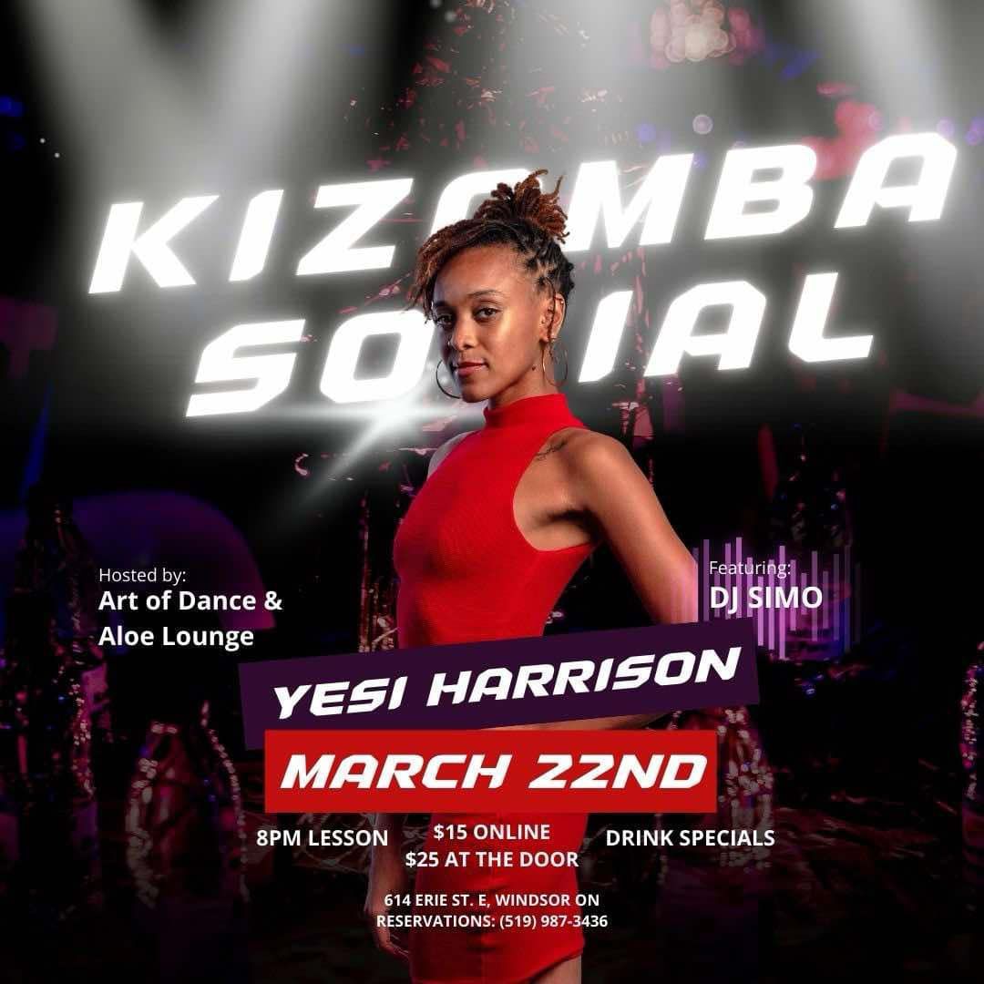 KIZOMBA SOCIAL \ud83c\udfbc\ud83d\udd7a\ud83d\udc83\ud83c\udfb6 Hosted by Art of Dance & Aloe Lounge. 