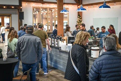 Blue Jazz Coffee Roasters Tasting Room Event