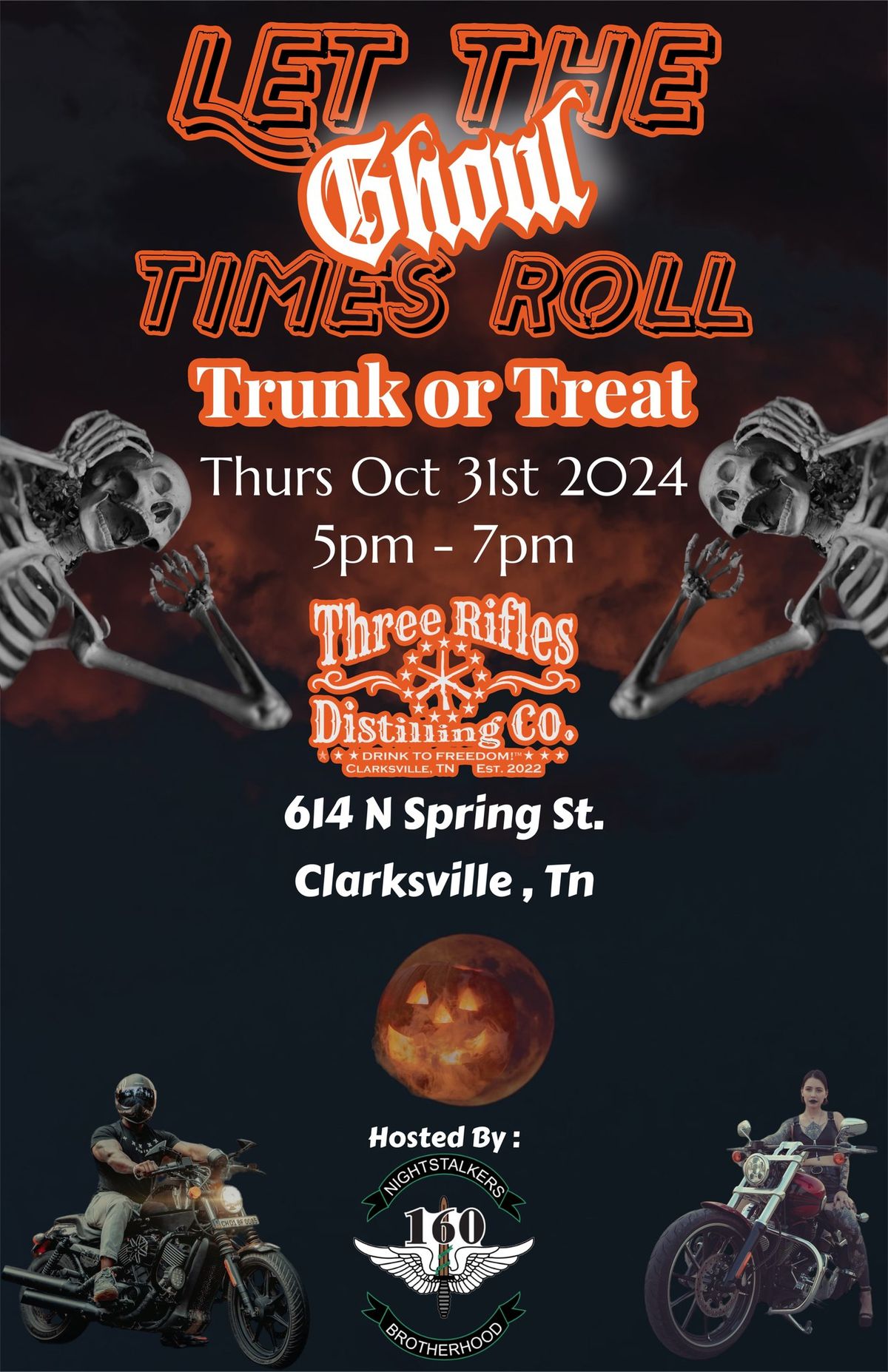 Let The Ghoul Times Roll Trunk or Treat ( Motorcycle Style) 