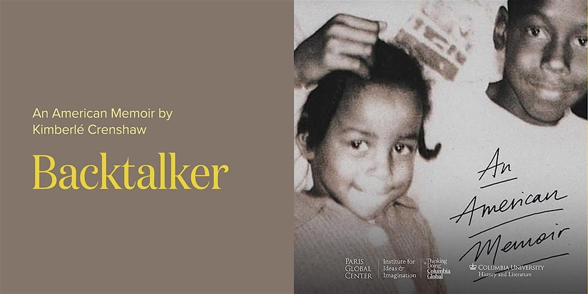 Backtalker: An American Memoir by Kimberl\u00e9 Crenshaw