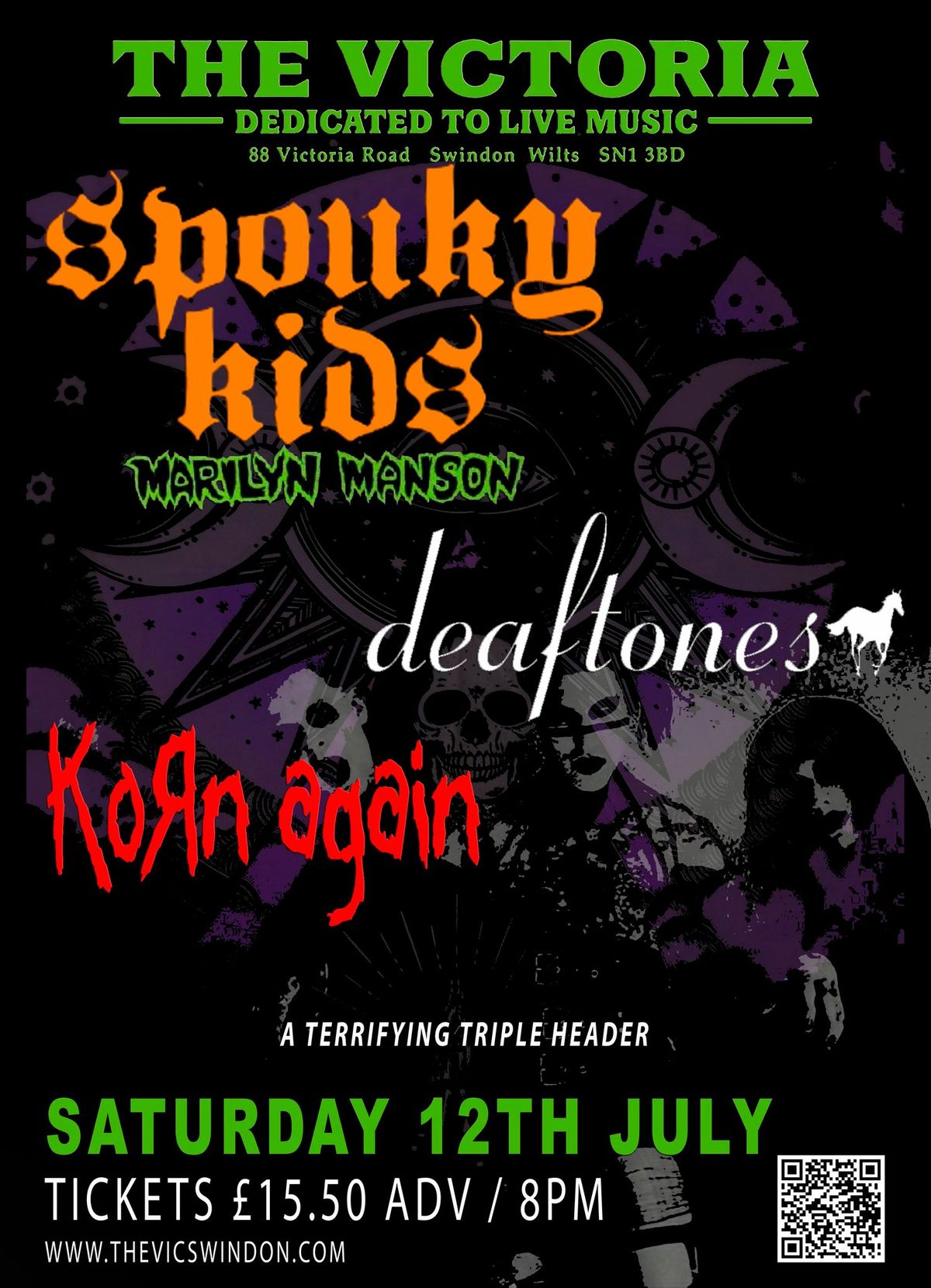 SPOUKY KIDS \/ KORN AGAIN \/ DEAFTONES - live at The Vic