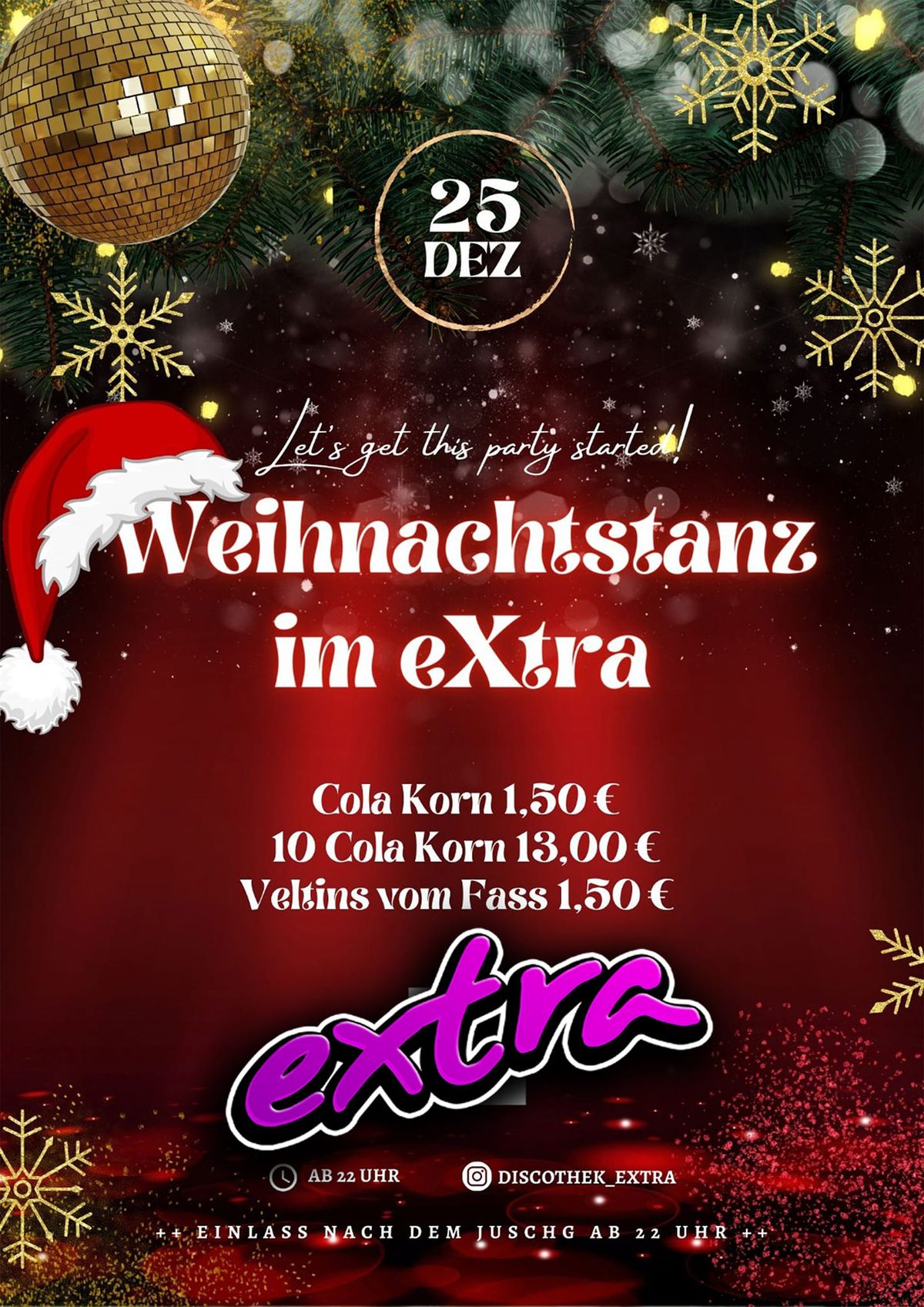 Weihnachtstanz 2024 im eXtra 