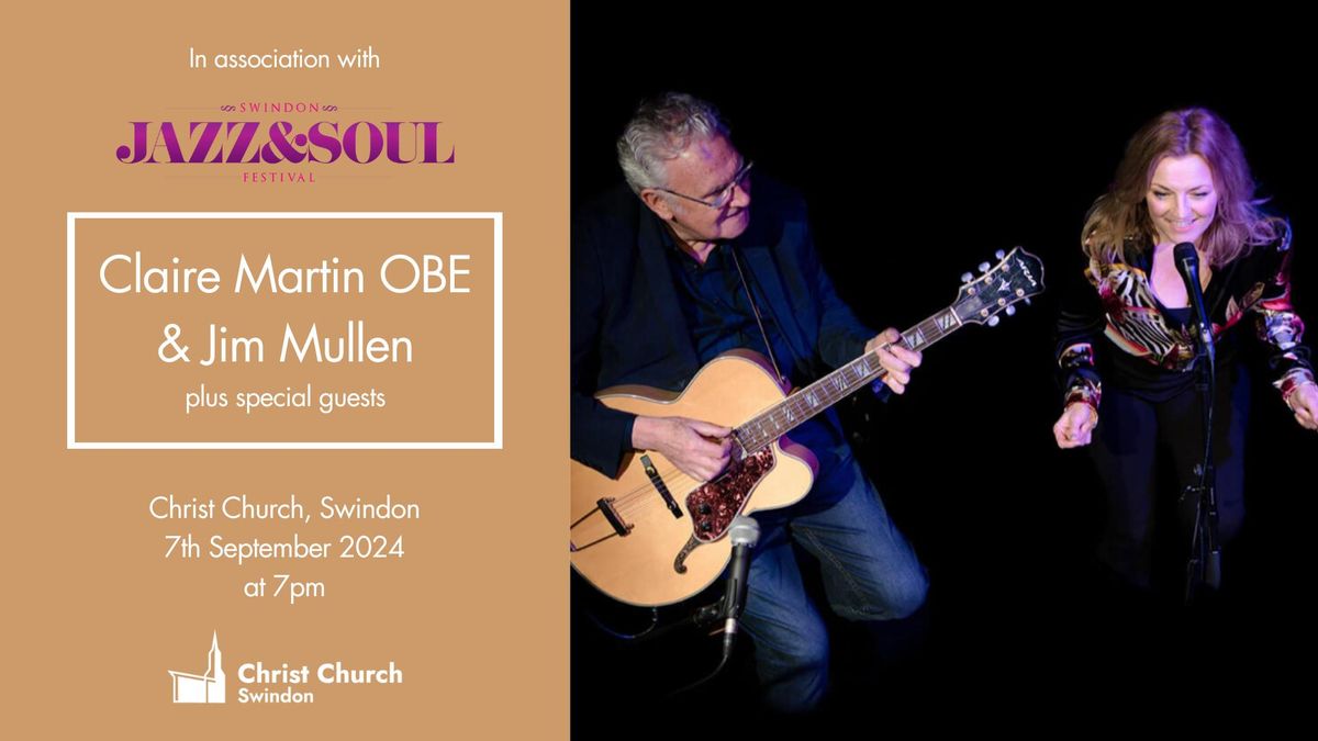 Claire Martin OBE & Jim Mullen Live in Concert at Christ Church 