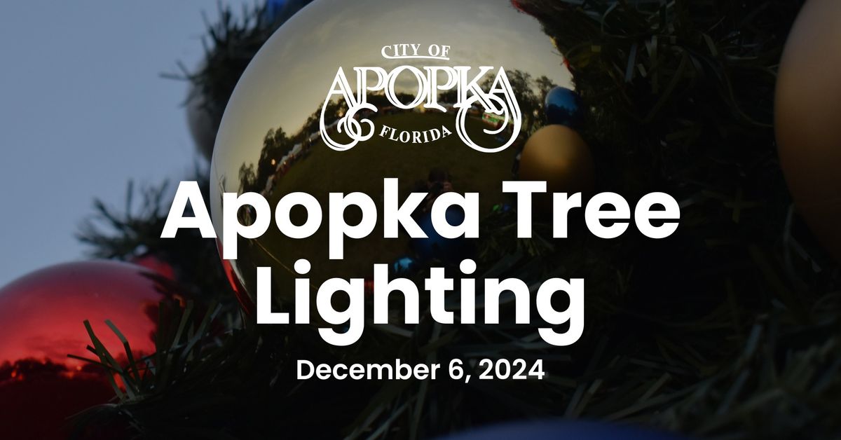 Apopka Tree Lighting Event 2024