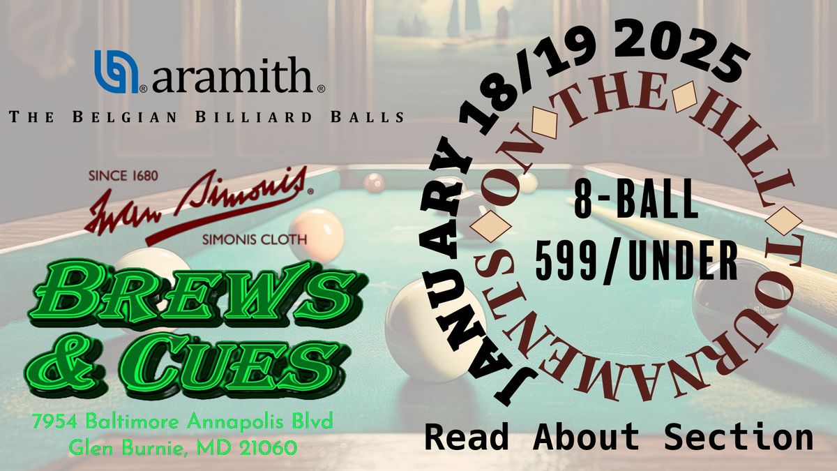 OTH Tournaments 599\/under 8-Ball