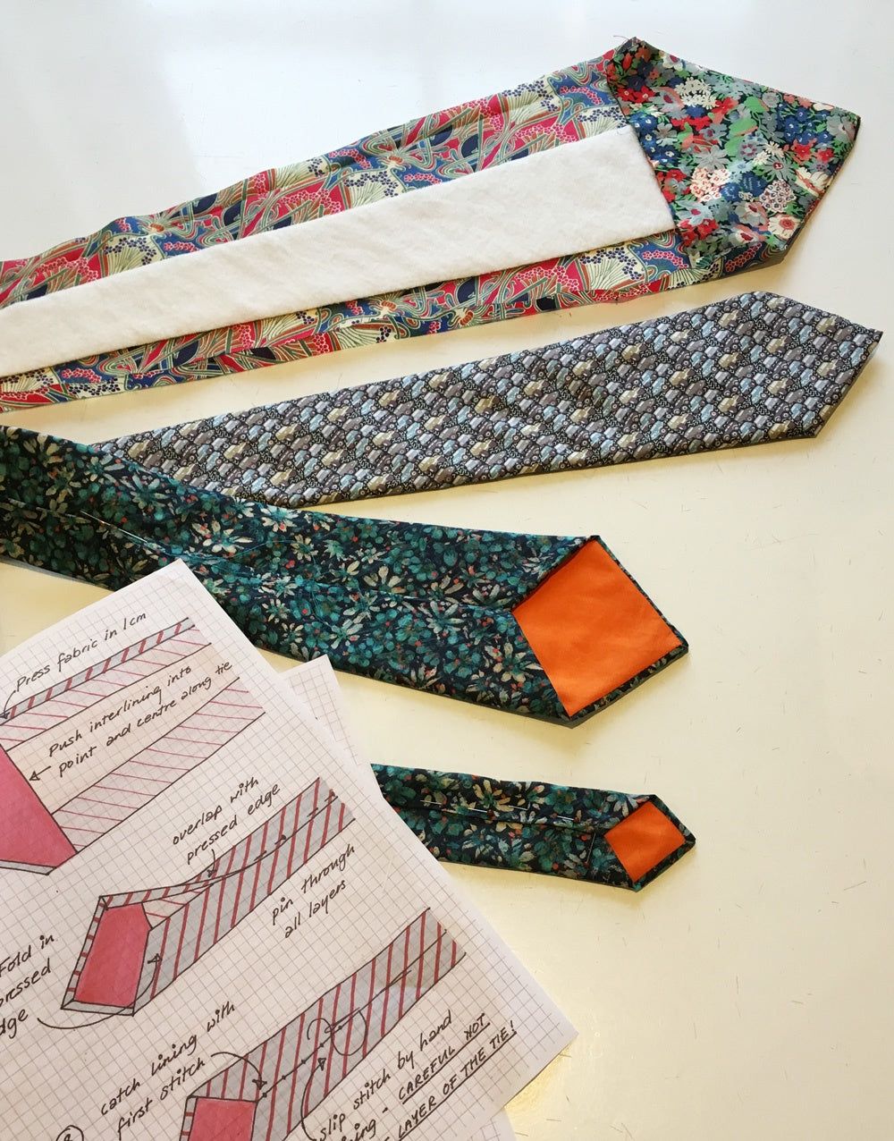 Classic Tie Making Sewing Workshop | Chichester Sewing Workshop