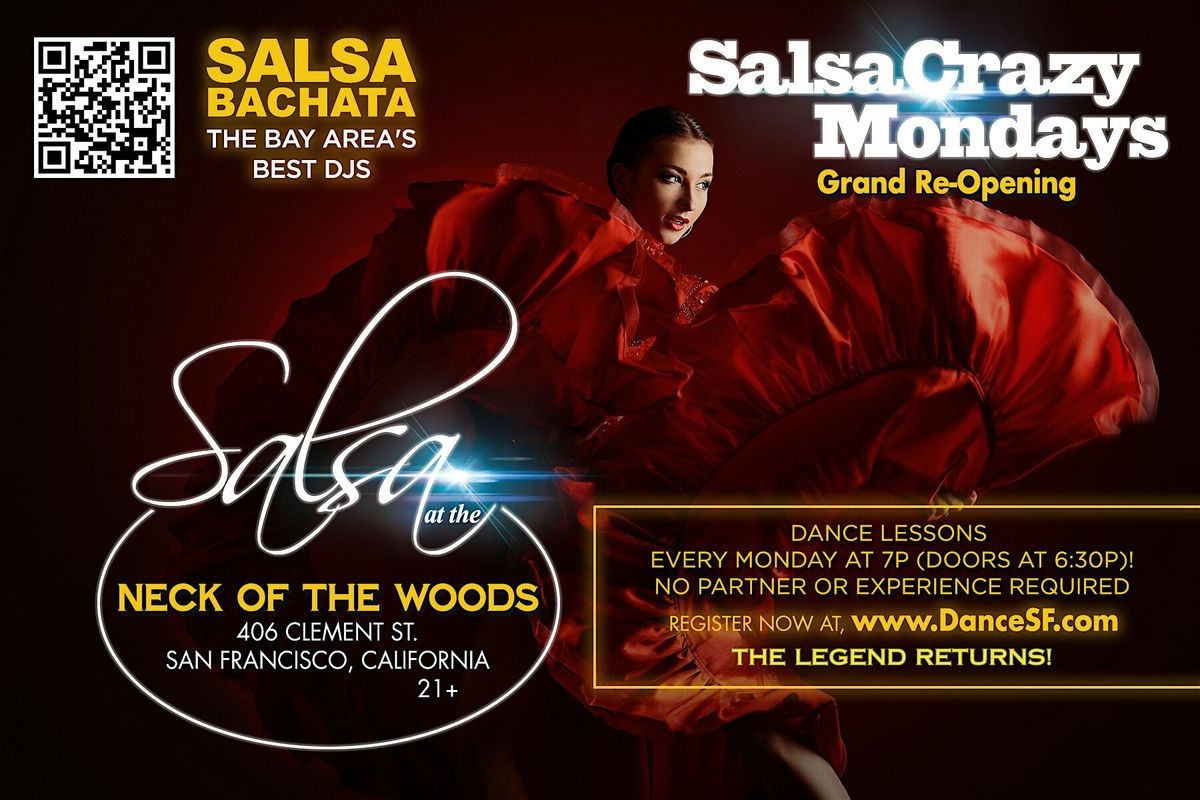 SalsaCrazy Mondays Salsa Classes and Dance Lessons & Salsa Bachata Dancing