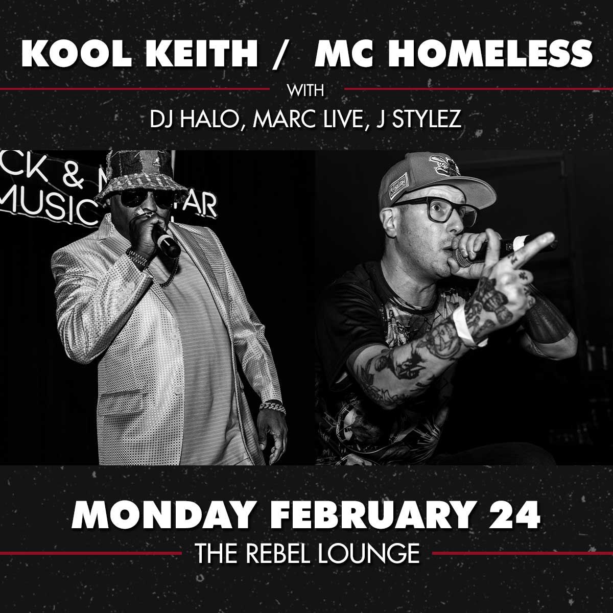 KOOL KEITH \/ MC HOMELESS