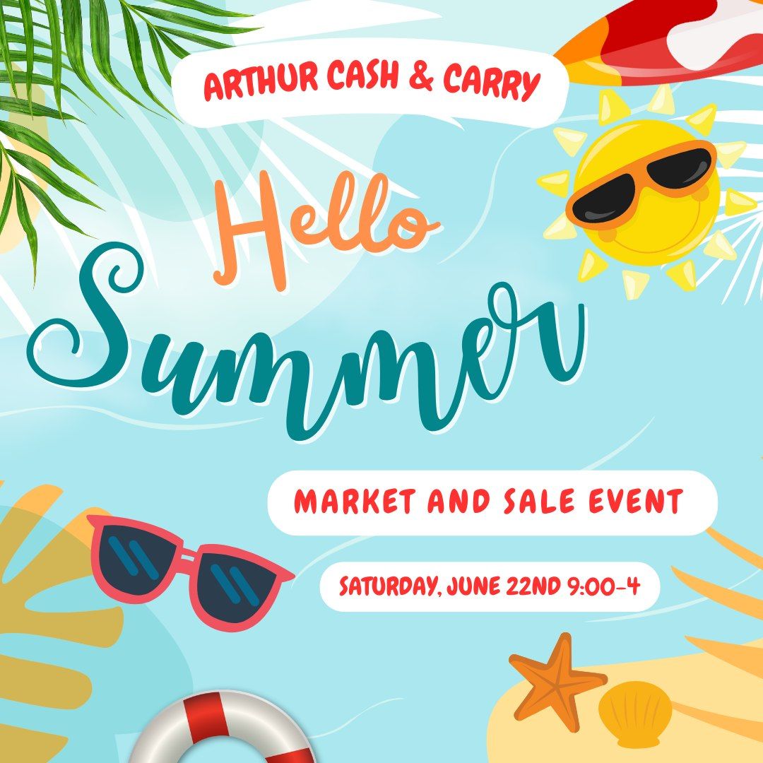 Hello Summer  - Market and Sale Event