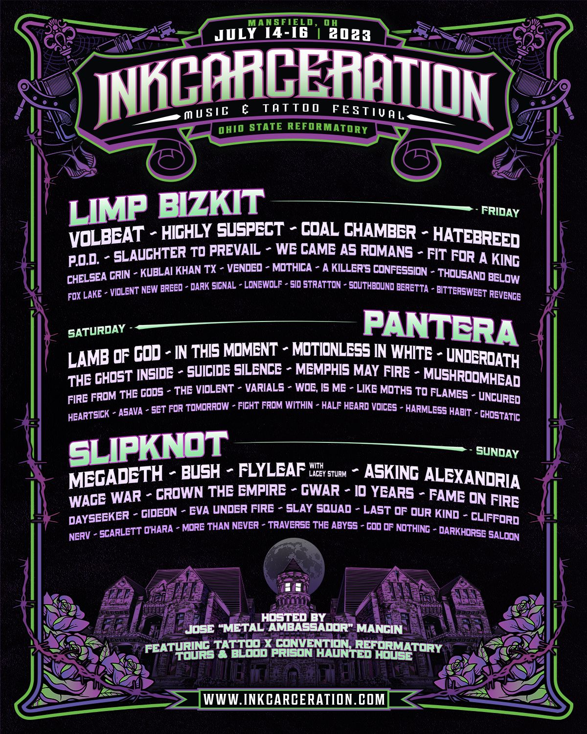 Inkcarceration Music and Tattoo Festival