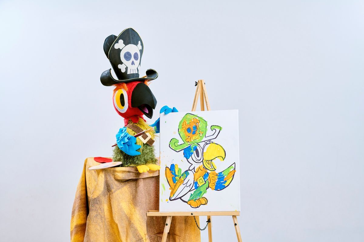 What If Puppets 'Shiver Me Paintbrush: A Pirate's Adventure in Art'