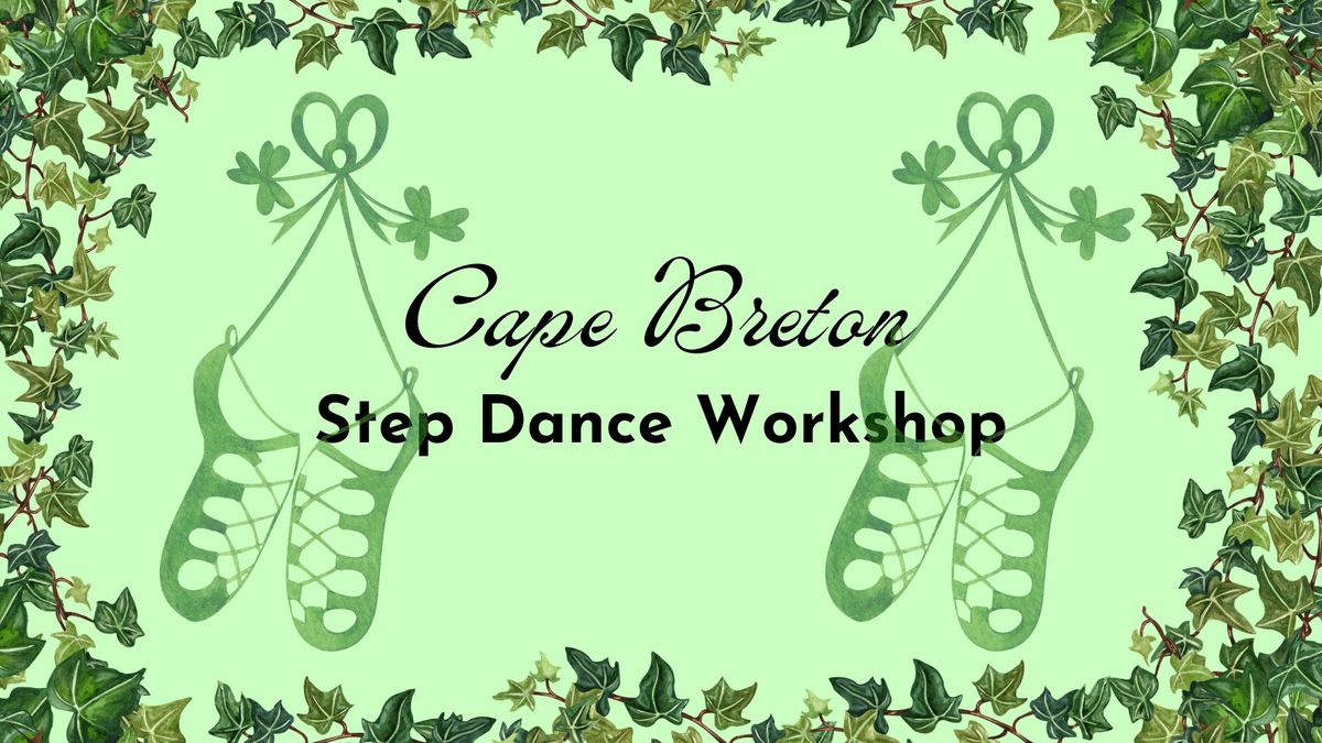 FUN-damentals of Cape Breton Step Dancing