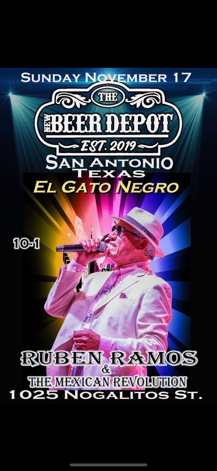 Ruben Ramos and the Mexican Revolution at The NEW Beer Depot in San Antonio