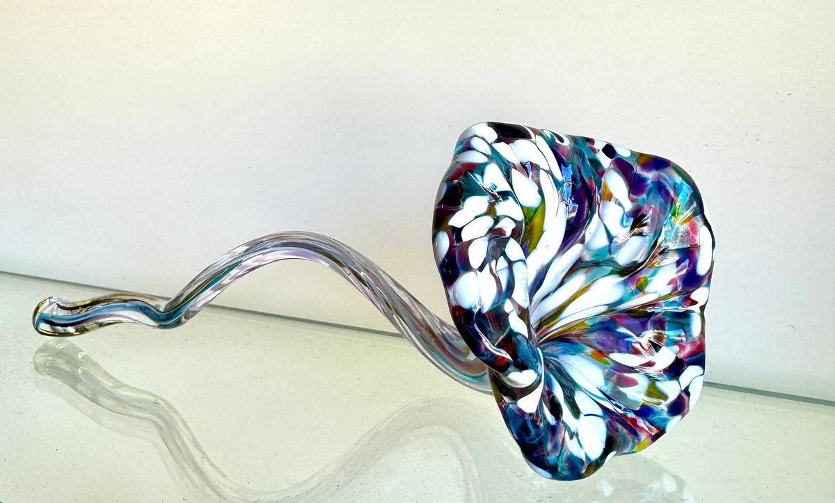 Make Your Own Blown Glass Flower with Wayne Manning - Glass in Vass at ARTworks Vass