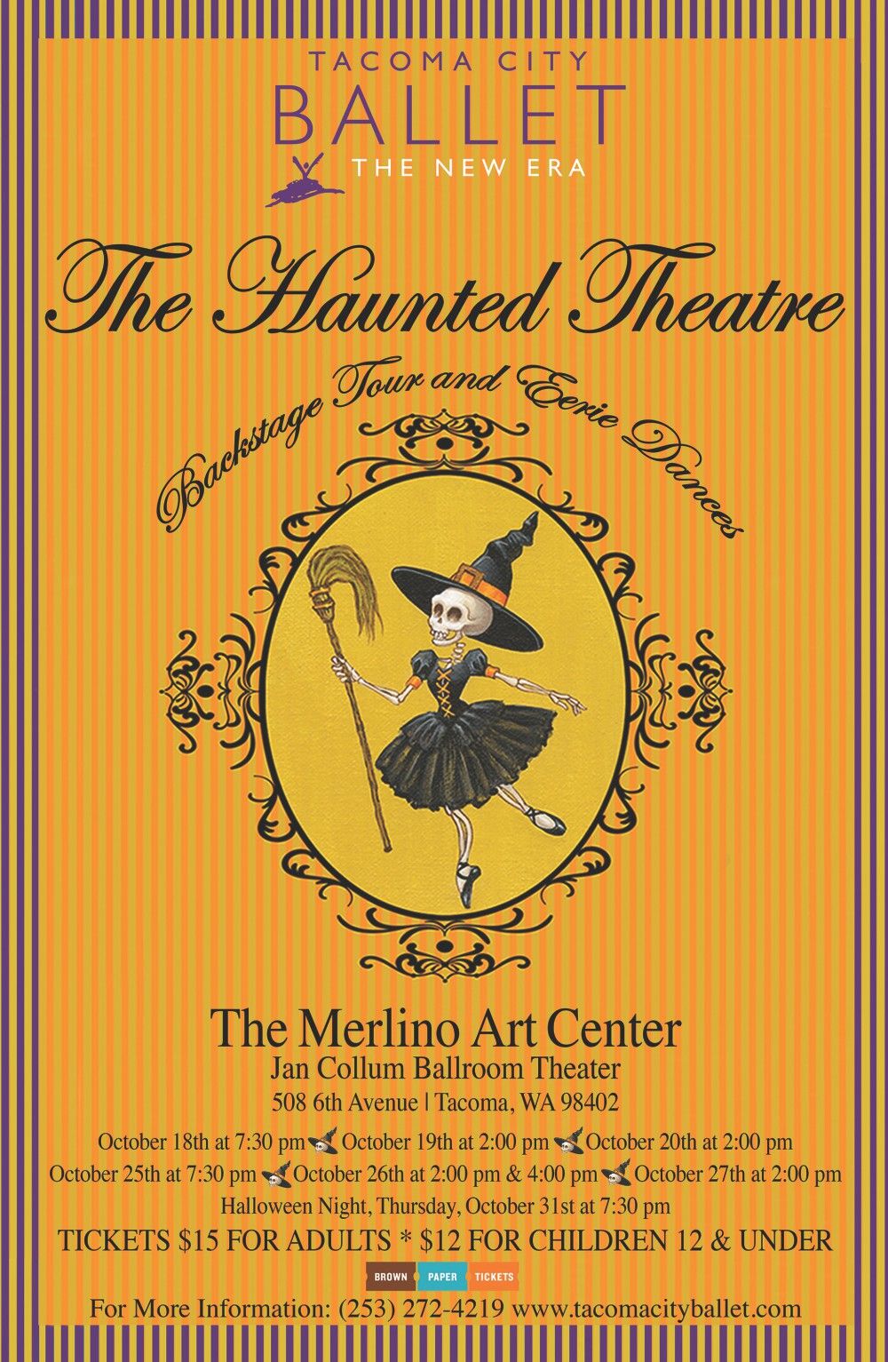 Tacoma City Ballet: Haunted Theatre