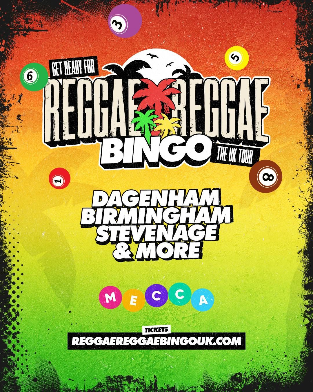 REGGAE REGGAE BINGO TOUR  | STEVENAGE 