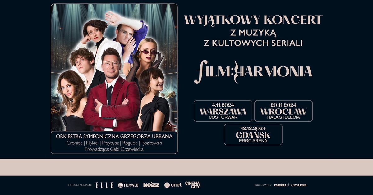 Warszawa: Groniec, Nykiel, Przybysz, Rogucki, Tyszkowski i Muzyka z Polskich Seriali - Filmharmonia