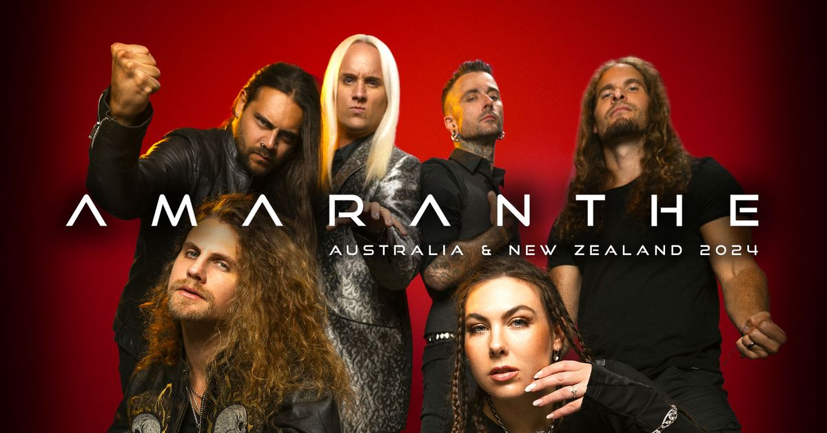 AMARANTHE | SUNDAY 1ST SEPTEMBER | THE TIVOLI, BRISBANE