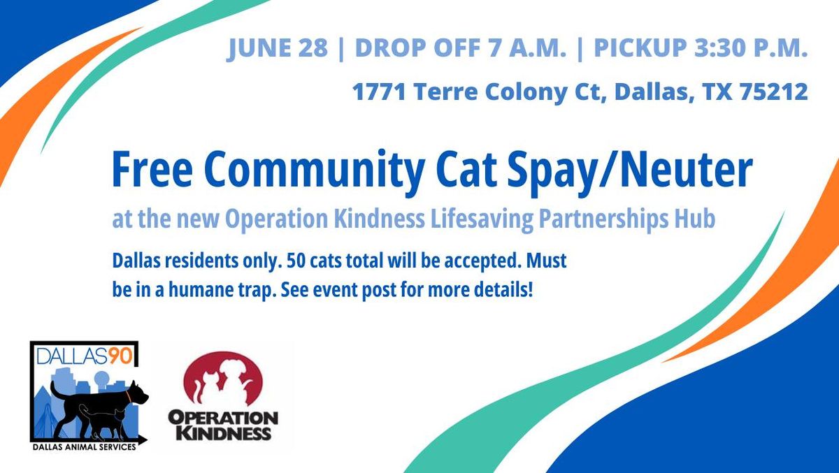Free Community Cat Spay\/Neuter