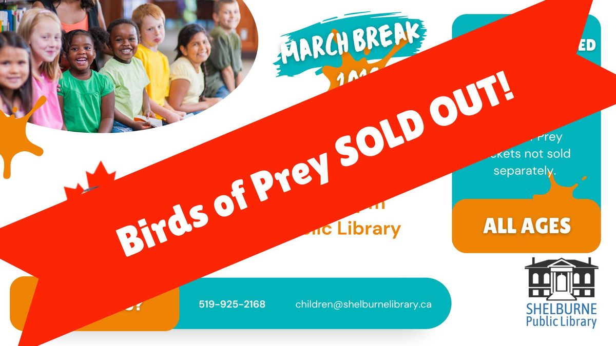 SOLD OUT! Birds of Prey- live animal show!