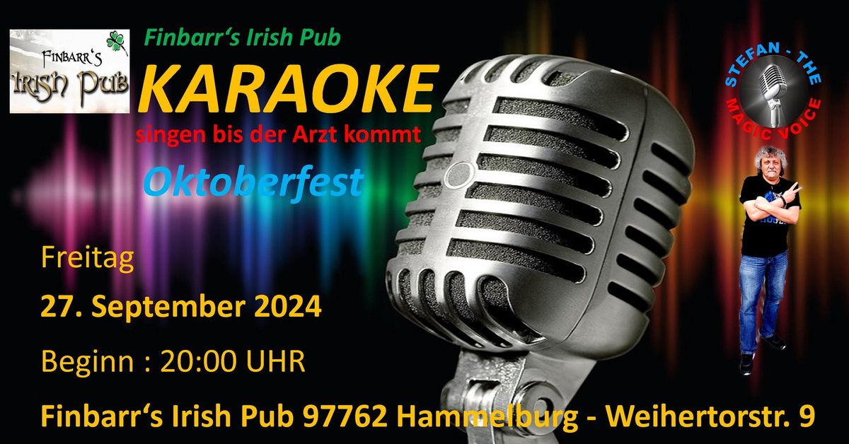 Oktoberfest Karaoke im Finbarr's Irish Pub Hammelburg