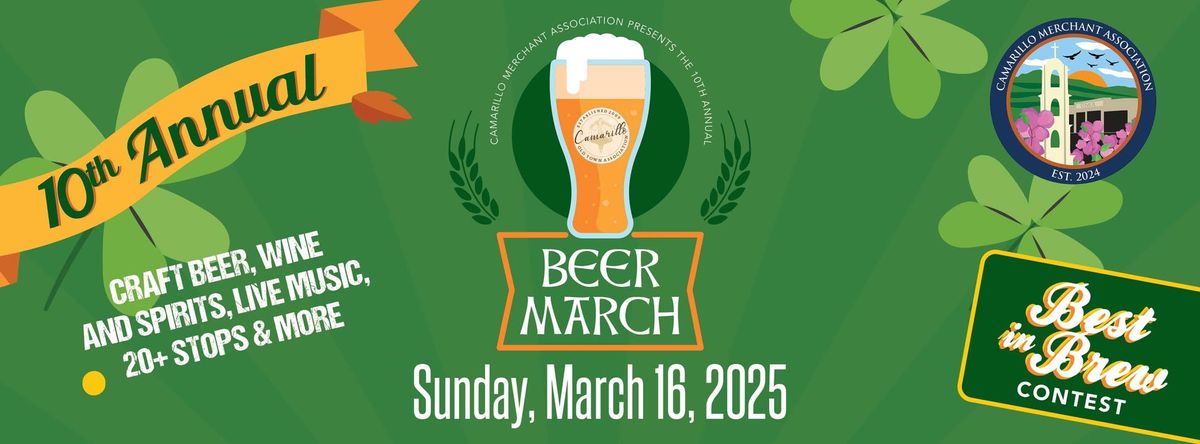 10th Annual Camarillo Old Town Beer March