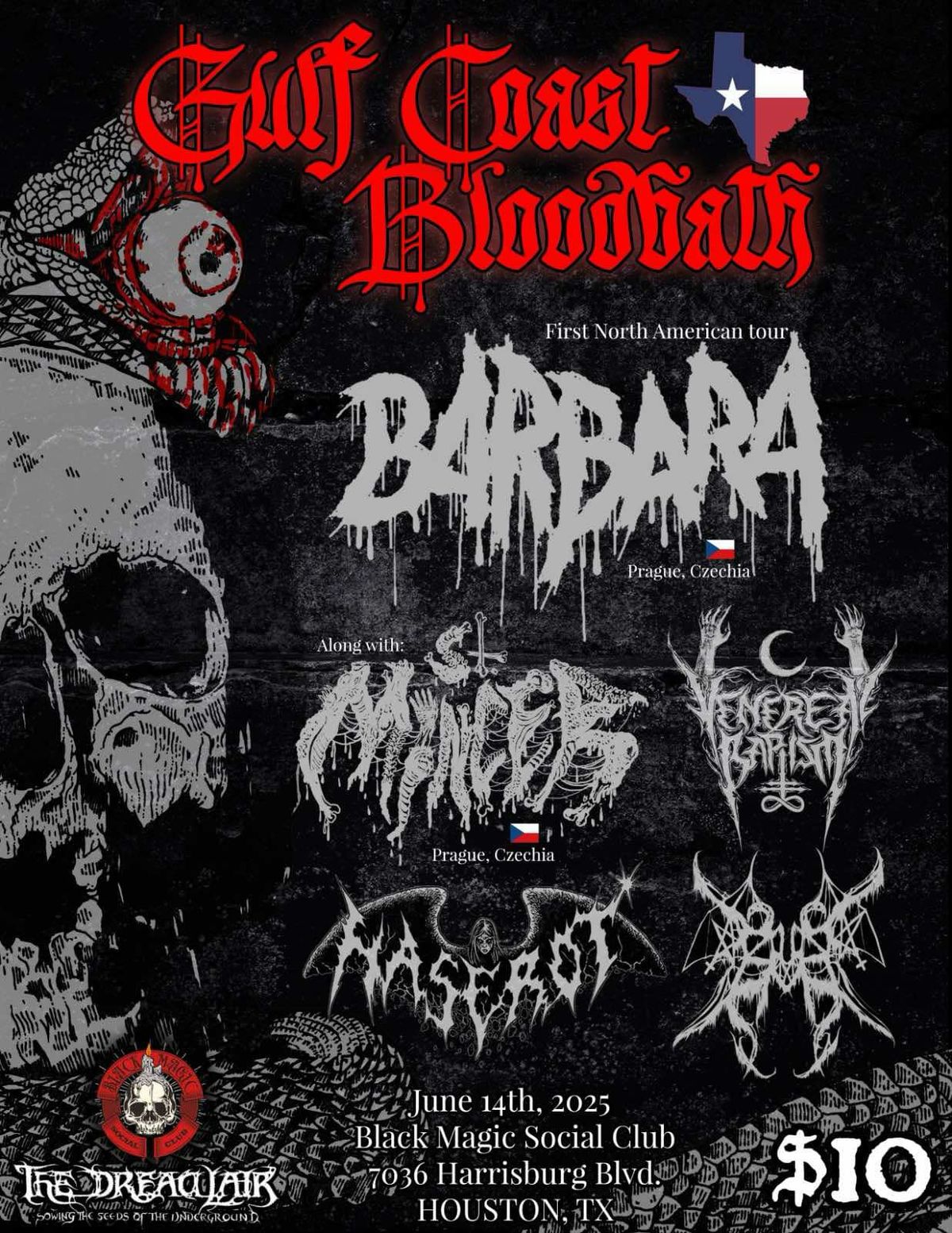 Gulf Coast Bloodbath w\/ Barbara, Venereal Baptism, Haserot, Bruka and St. Mincer