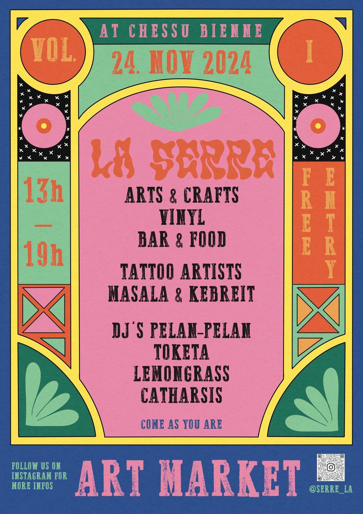 LA SERRE - Art Market \/ Tattoo \/ Vinyl