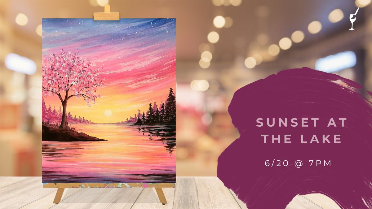 'Sunset at the Lake' Paint Night