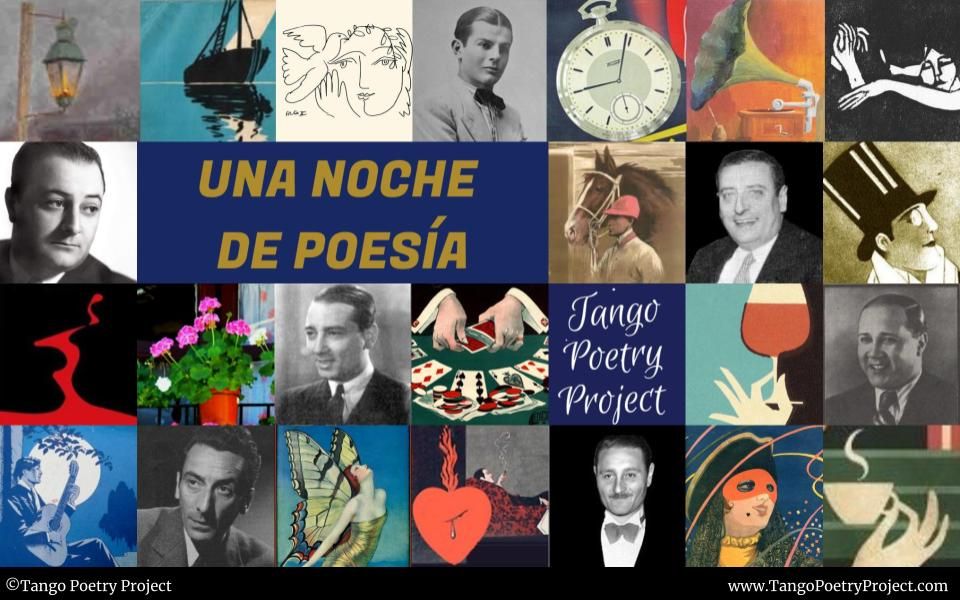 Mar 25 Tango Poetry Project night at El Valenciano - Lecture & DJ with projection