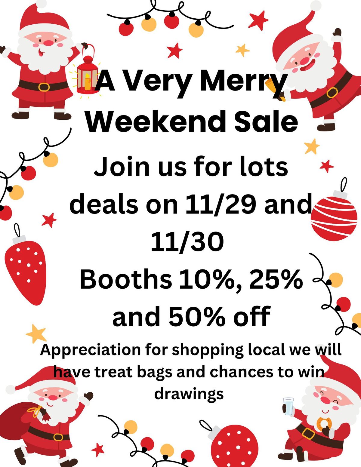 A Very Merry Weekend Sale