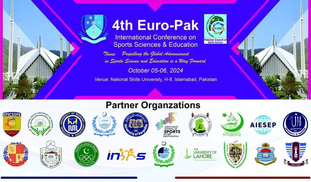 Euro-Pak 4th International Conference on Sports Science and Physical Education