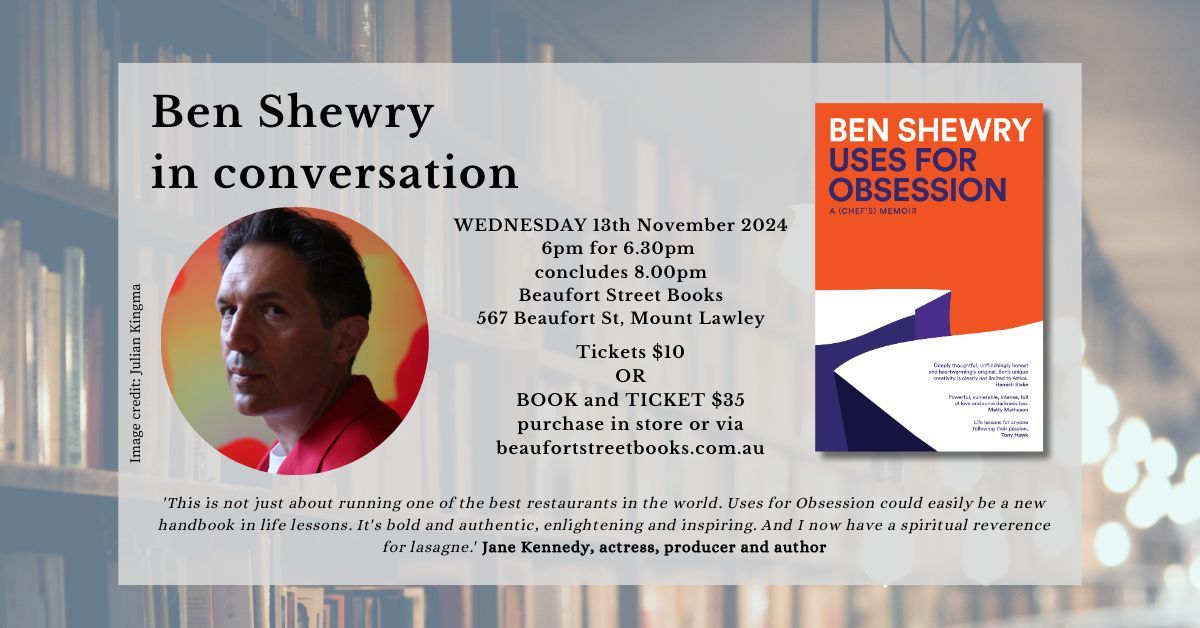 Ben Shewry In Conversation