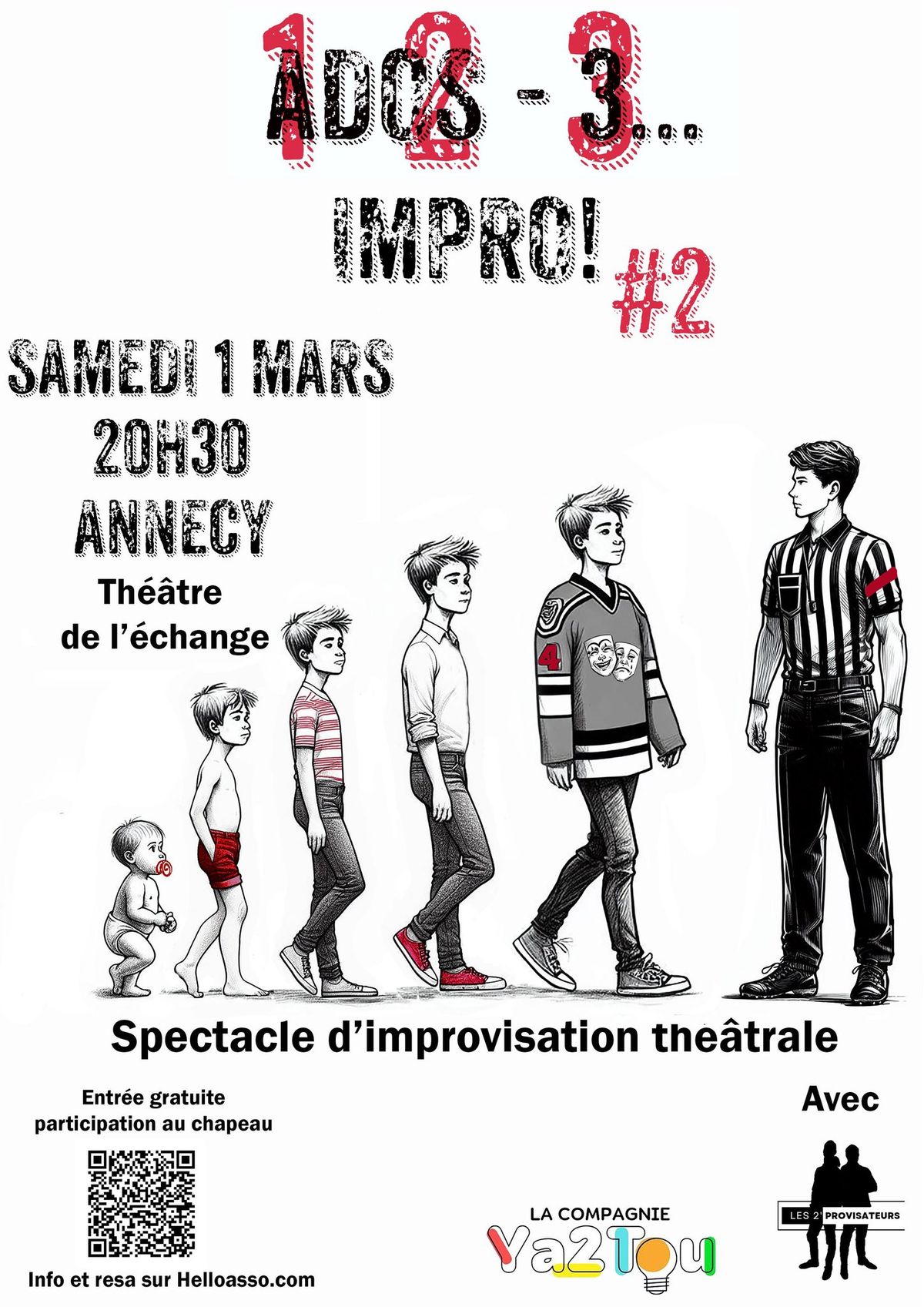 Ados 3 Impro ! Match D'impro Ado - Second round\n\n