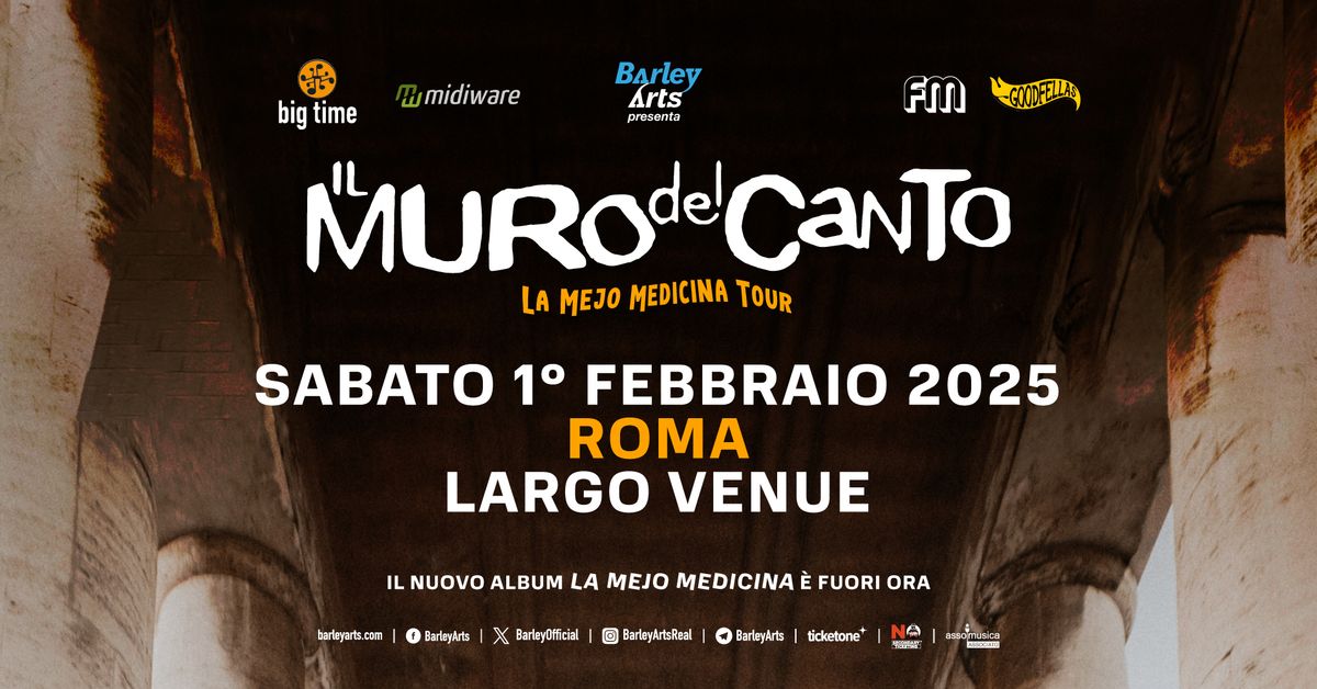 Il Muro del Canto - La Mejo Medicina Tour